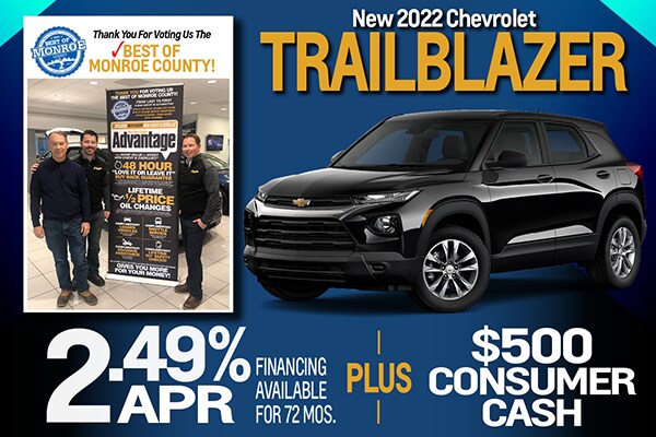 Monroe Dealer MI Trailblazer Special Offer