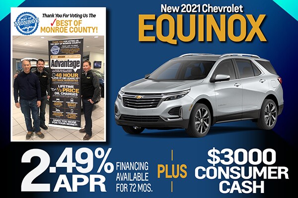 Monroe MI Dealer Equinox Special Offer