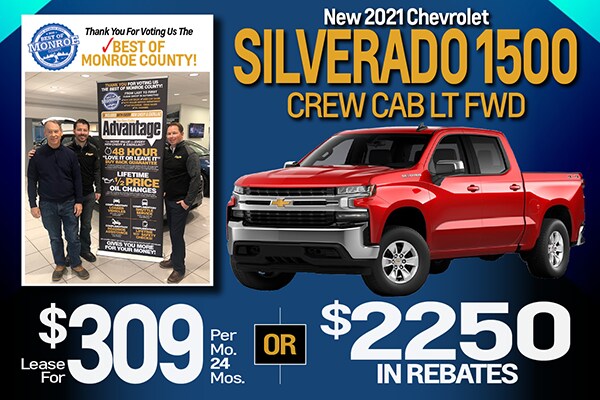 Monroe Dealer MI Silverado Special Offer
