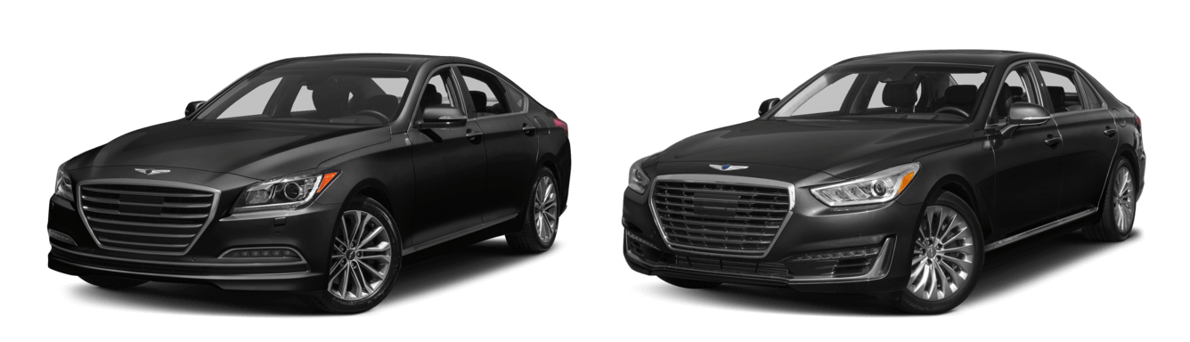 2019 Genesis G80 and 2019 Genesis G90 2017 Genesis G80 vs G90