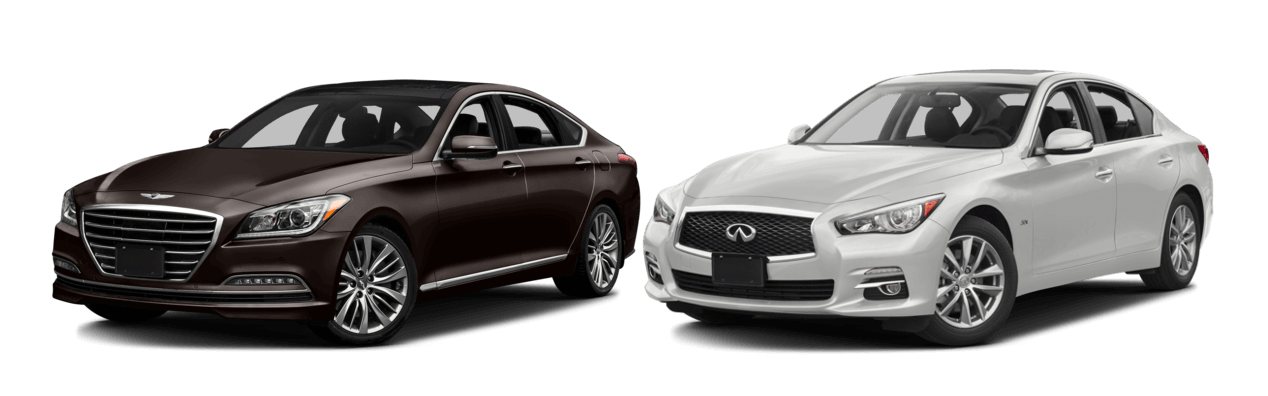 2017 Genesis G80 vs Infiniti Q50