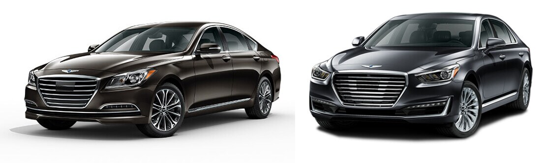 2017 Genesis G80 vs Genesis G90