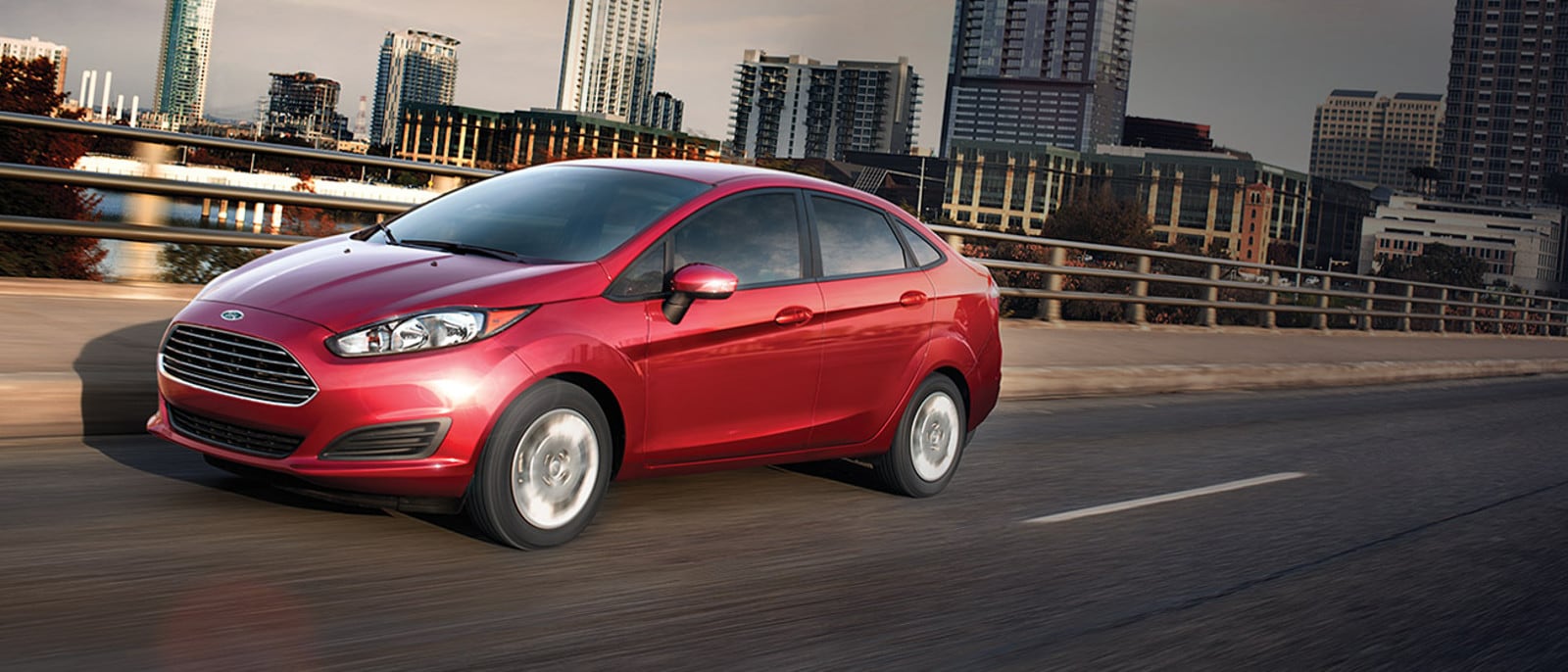 2016 Ford Fiesta on road