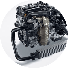 174-hp turbocharged engine