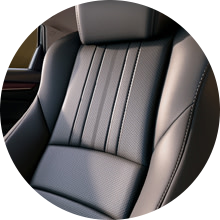 Leather-trimmed seats