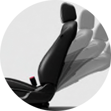 In the power seat