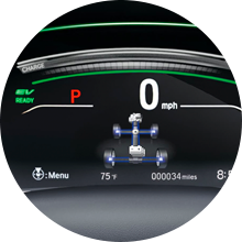 hybrid driver information interface