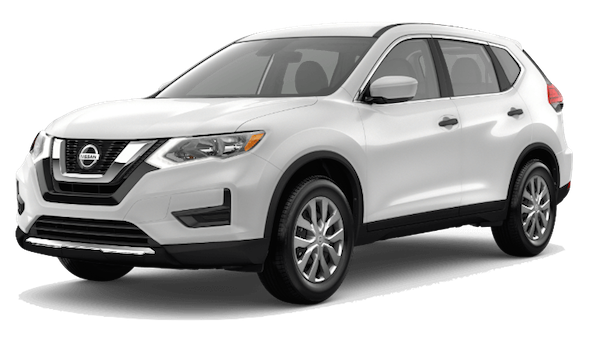 2019 Nissan Rogue S A white 2019 Nissan Rogue S