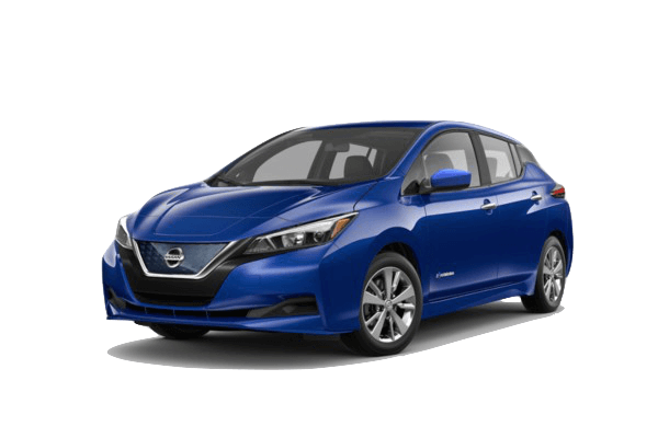 2019 Nissan Leaf A blue 2019 Nissan Leaf
