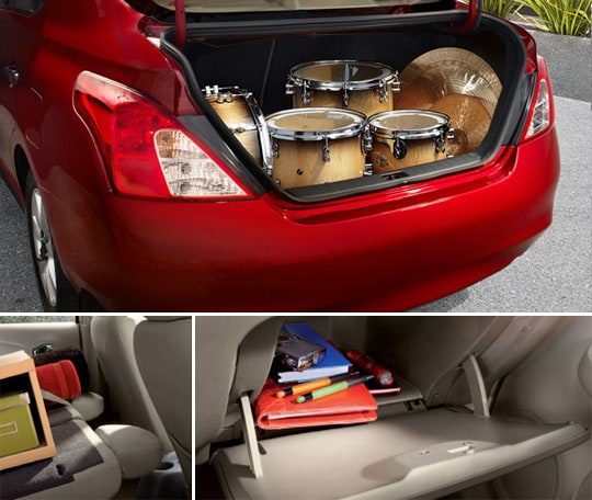 Nissan versa storage space #7