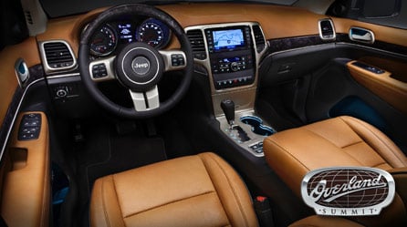 Interior of 2012 Grand Cherokee Summit