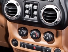 Comfort controls in 2012 Jeep Wrangler Unlimited