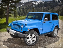 2012 Jeep Wrangler Rubicon best-in-class approach and departure angles.