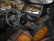 Heated front seats in 2012 Jeep Wrangler