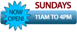 Naples Volkswagen in Southern Florida, now open Sundays 11:00am to 4:00pm