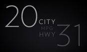 20 City 31 Hwy MPG