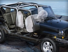 Cutaway of the powertrain of a 2012 Jeep Wrangler Unlimited