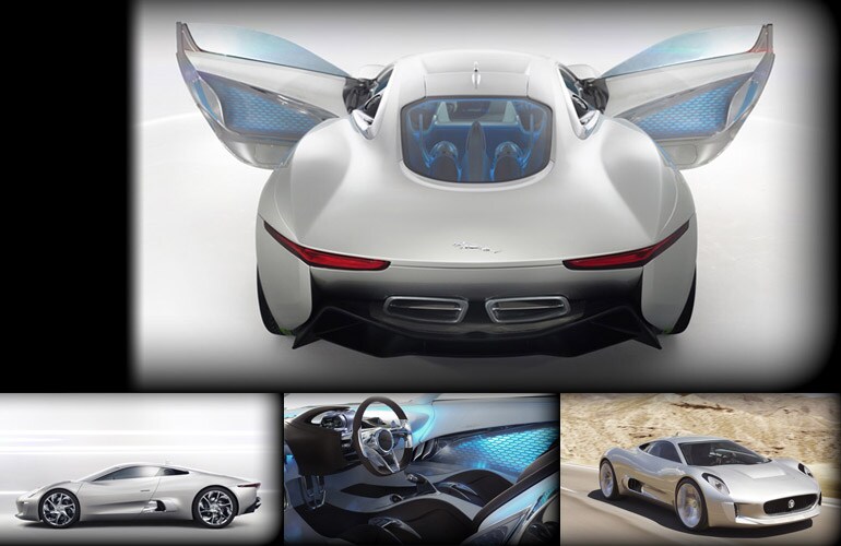 Jaguar concept C-X75 supercar Jaguar concept C-X75 supercar