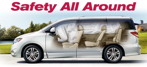 Six Standard Air Bags 2013 Quest Safety
