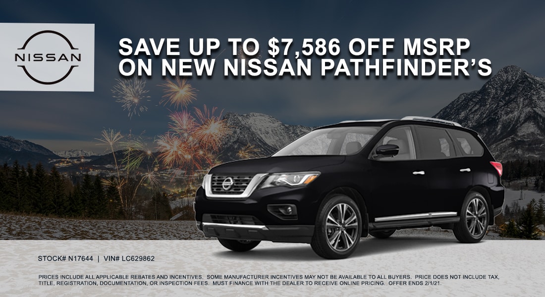 1100x600-nissan-pathfinders.jpg Save Up To $7,586 Off MSRP On New Nissan Pathfinders
