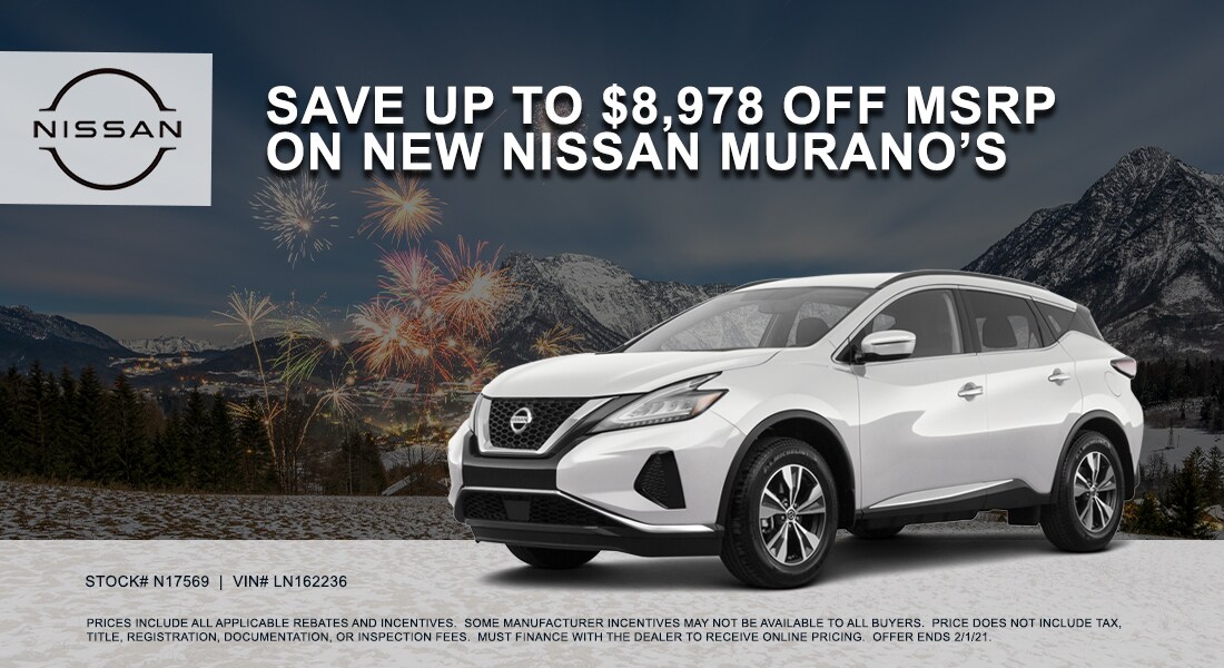 1100x600-nissan-muranos.jpg Save Up To $8,978 Off MSRP On New Nissan Murano's