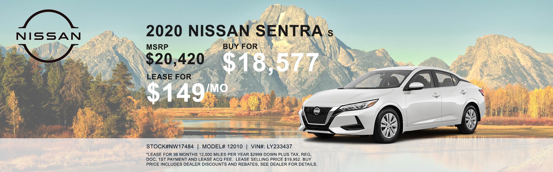 anchor-nissan-1800x560-sentra-s.jpg lease the 2020 Nissan Sentra S for only $149 per month or buy for $18,577