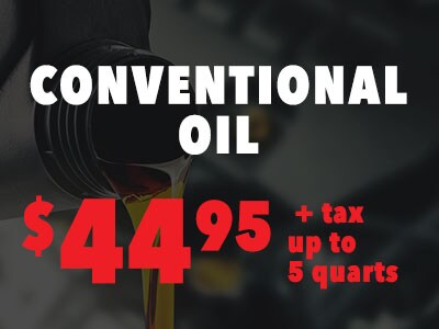 conventional oil change price