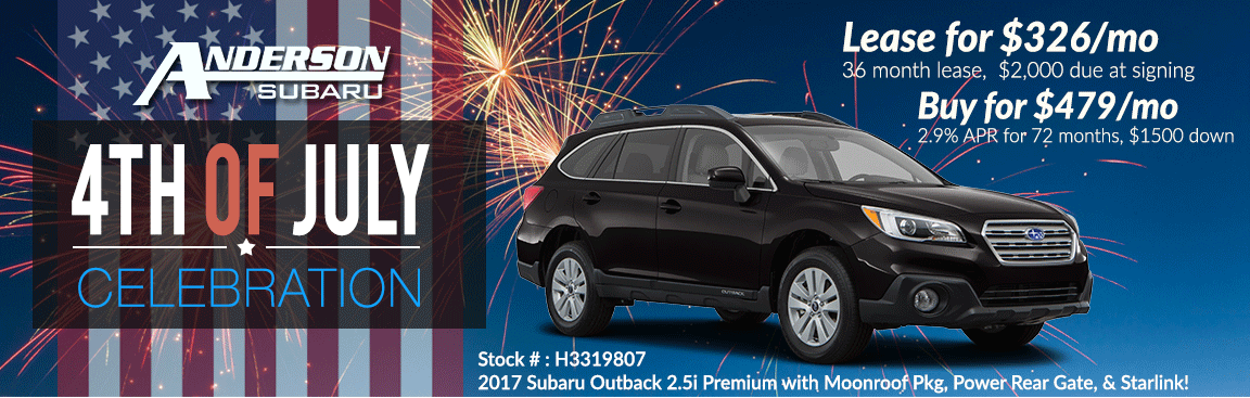 July Subaru Specials Anderson Subaru.gif