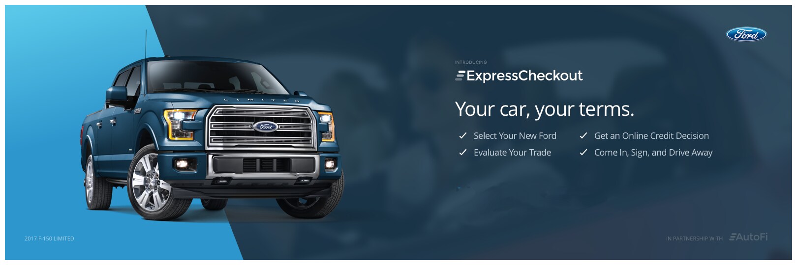 AV Ford Express Checkout.png Antelope Valley Ford is now offering Express Checkout to make your life easier