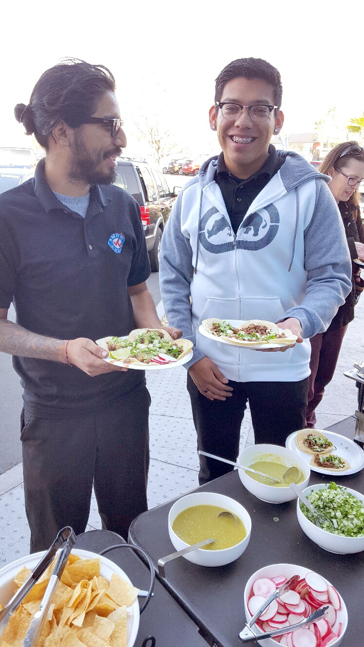 20180412_164223_resized.jpg Enjoying Free Taco Thursday at Antelope Valley Ford in Lancaster near Quartz Hill
