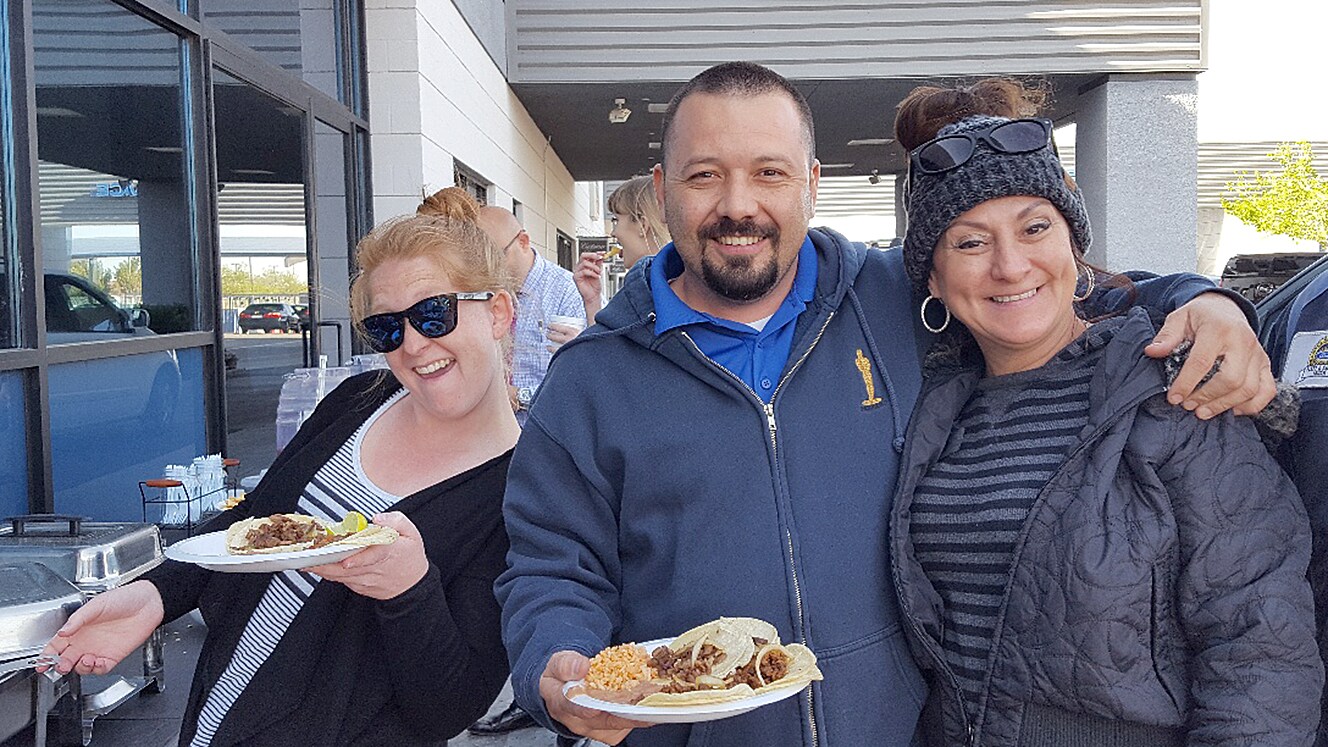 20180412_165411_resized.jpg Enjoying Free Taco Thursday at Antelope Valley Ford in Lancaster near Palmdale