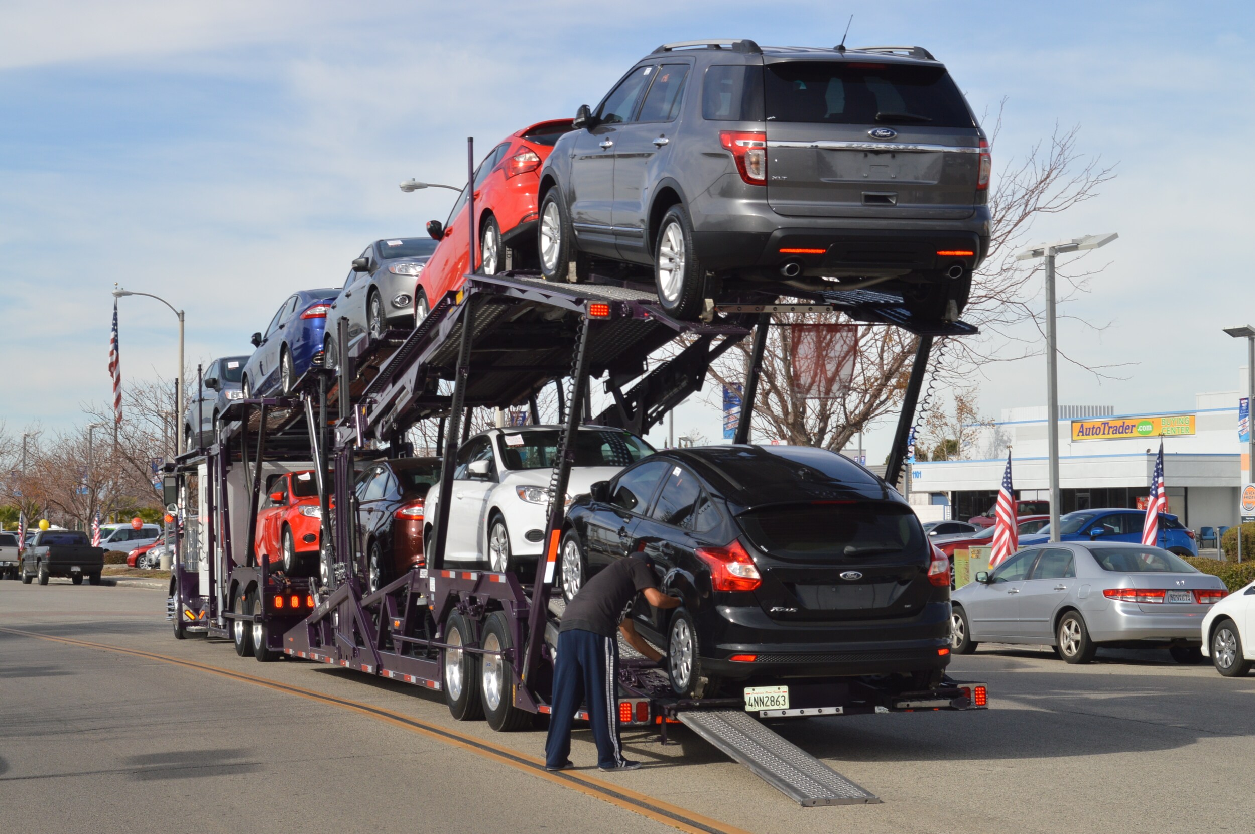 Shipping Cars