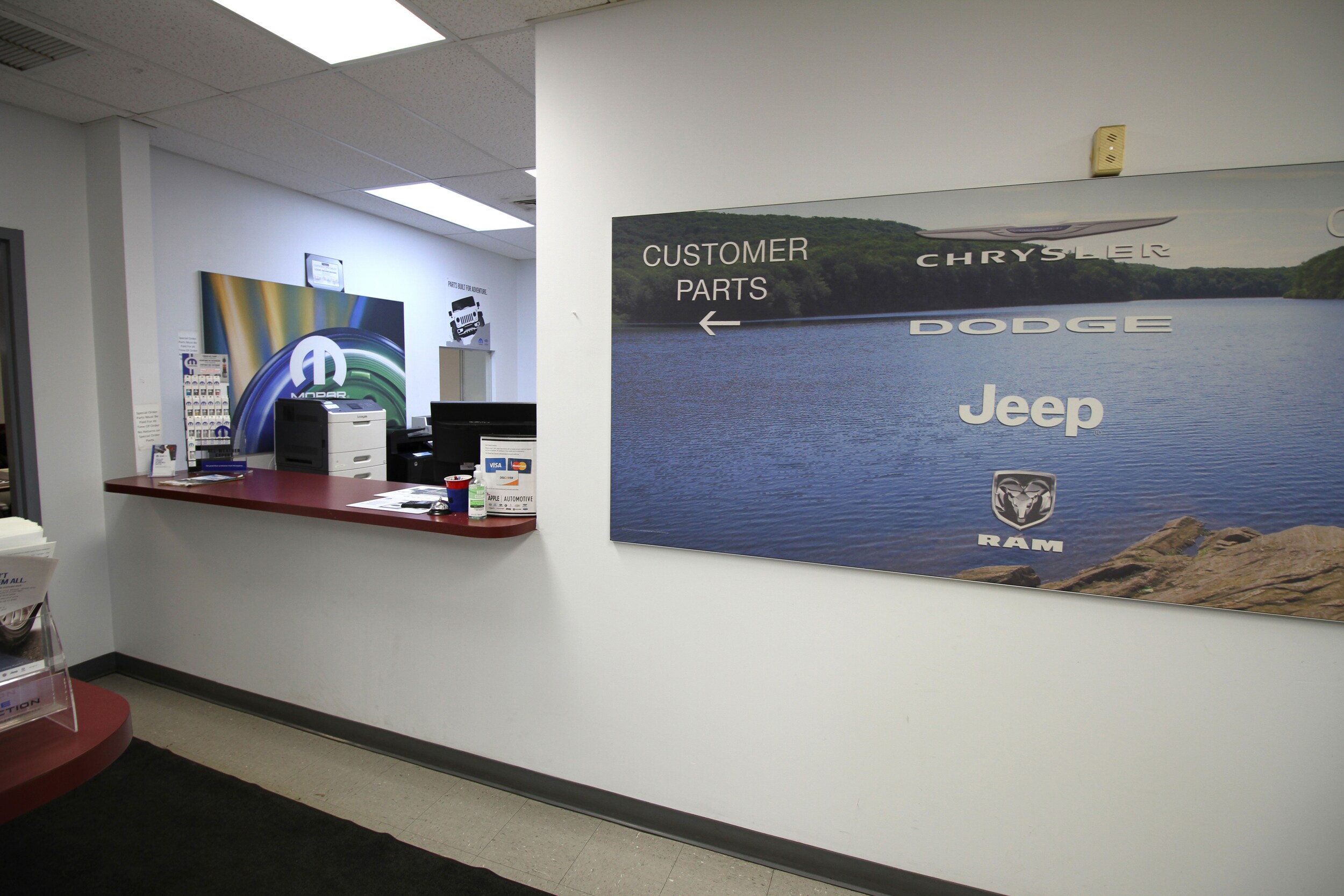 Parts Counter Area