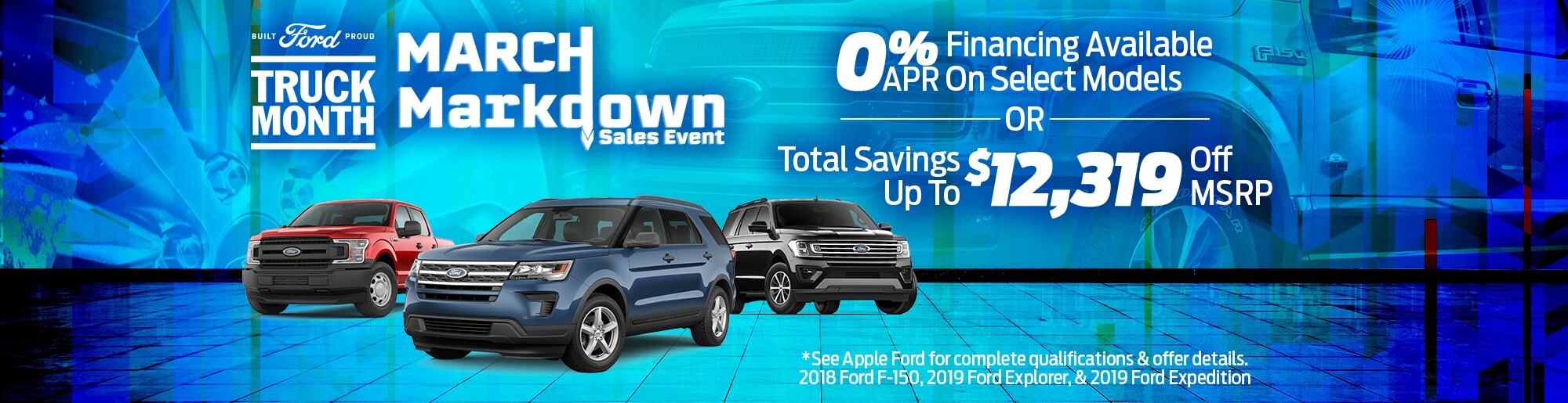 march markdown at apple ford