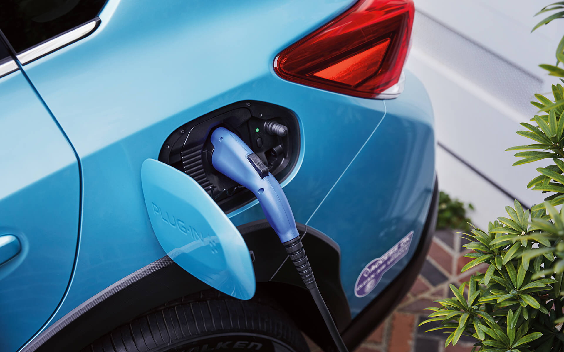 Subaru Crosstrek plugged-in