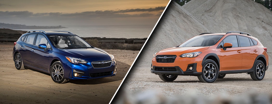 Comparing the 2018 Subaru Impreza and the 2018 Subaru Crosstrek