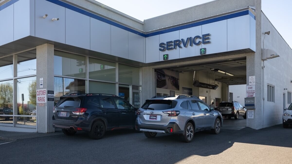 AutoNation Subaru Spokane Valley Service Center entrance