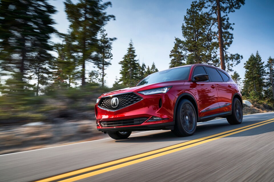 New Acura MDX Red