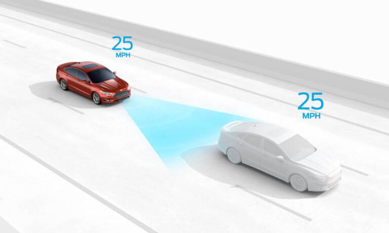 2020 Ford Fusion adaptive cruise control features