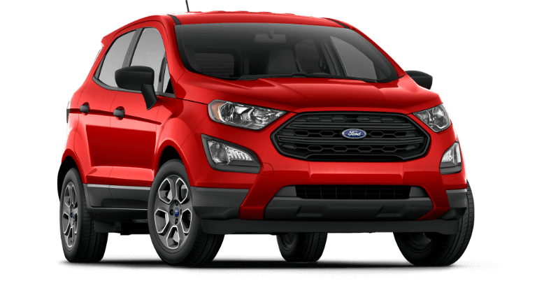 Red 2019 Ford EcoSport S