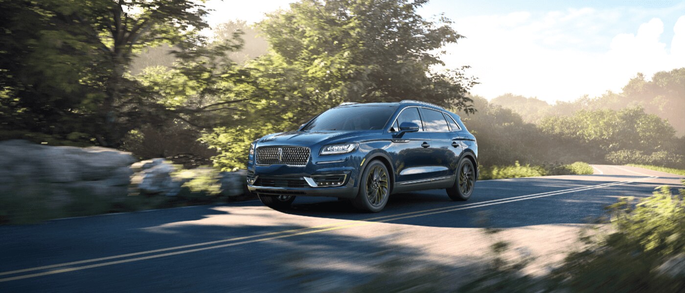 2019 Lincoln Nautilus driving on road exterior view