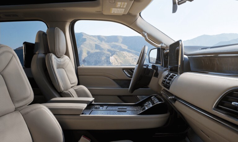 2019 Lincoln Navigator interior passenger view