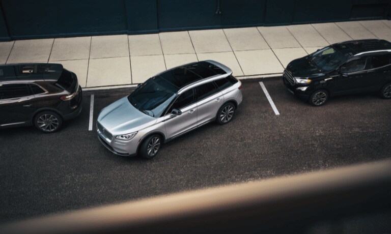 2020 Lincoln Corsair parking on road