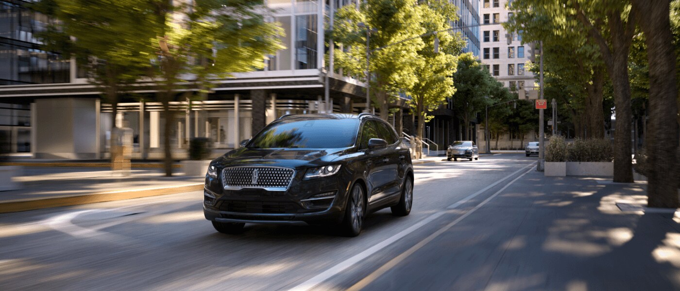 2019 Lincoln MKC driving through a city