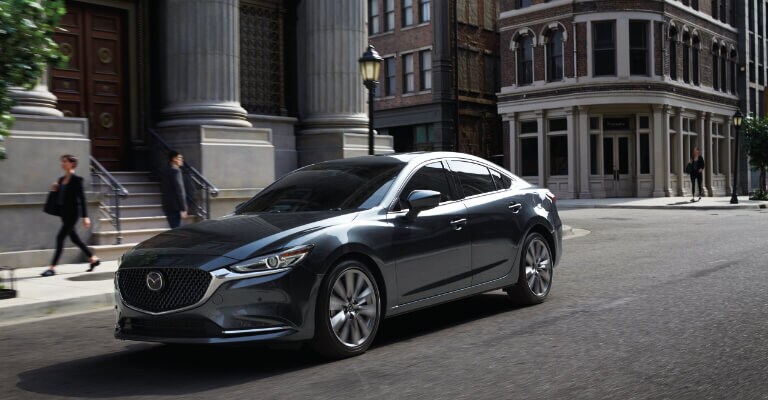 2021 Mazda6 Driving Through The City