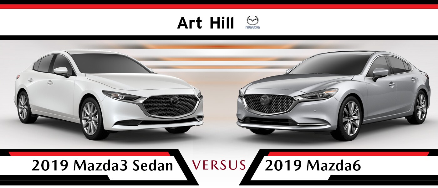 Mazda3 vs Mazda6