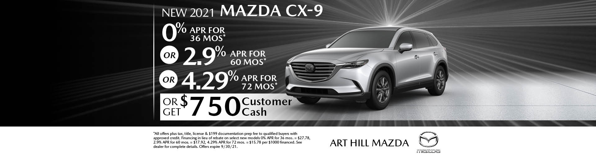 2021 Mazda CX9