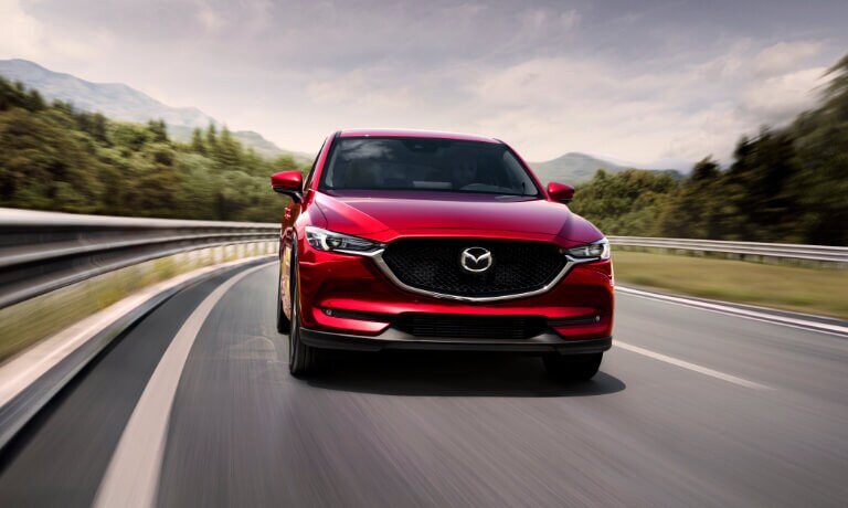 2021 Mazda CX-5 Driving On Highway Front View