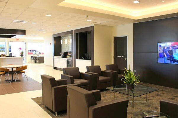 Herb Chambers Lincoln of Norwood interior reception