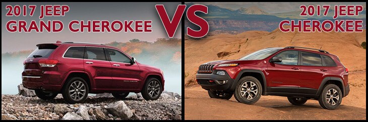 Jeep Grand Cherokee vs. Jeep Cherokee in Asheboro NC